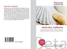 Capa do livro de Santa Ana, California 