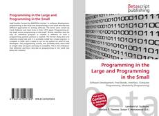 Capa do livro de Programming in the Large and Programming in the Small 