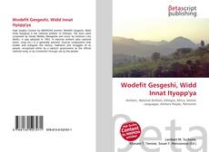 Capa do livro de Wodefit Gesgeshi, Widd Innat Ityopp'ya 