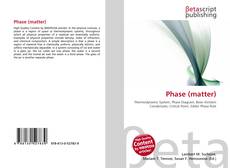 Capa do livro de Phase (matter) 