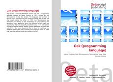 Capa do livro de Oak (programming language) 