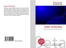 Capa do livro de Order of Reaction 