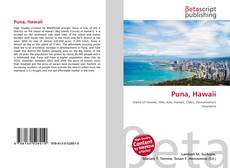 Capa do livro de Puna, Hawaii 