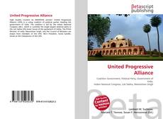 Capa do livro de United Progressive Alliance 