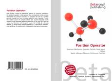 Bookcover of Position Operator