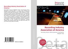 Bookcover of Recording Industry Association of America