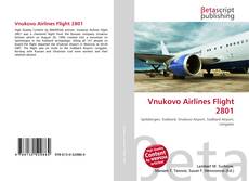 Vnukovo Airlines Flight 2801的封面