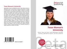 Texas Woman's University kitap kapağı