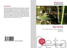 Bookcover of Paa Vicina