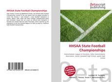Portada del libro de HHSAA State Football Championships