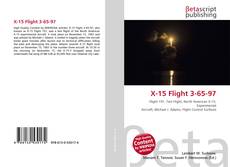 Capa do livro de X-15 Flight 3-65-97 