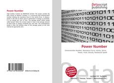 Bookcover of Power Number