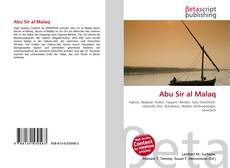 Abu Sir al Malaq kitap kapağı