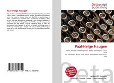 Couverture de Paal-Helge Haugen