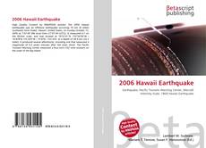 Buchcover von 2006 Hawaii Earthquake