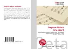Buchcover von Stephen Mason (musician)