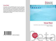 Copertina di Vocal Rest