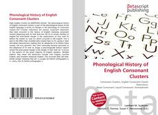 Buchcover von Phonological History of English Consonant Clusters