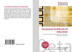 Borítókép a  Vocational Certificate of Education - hoz