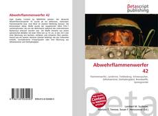 Borítókép a  Abwehrflammenwerfer 42 - hoz