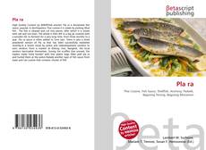 Portada del libro de Pla ra