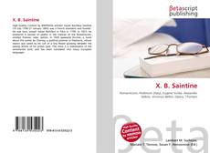Borítókép a  X. B. Saintine - hoz
