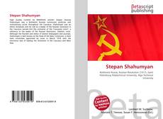Capa do livro de Stepan Shahumyan 