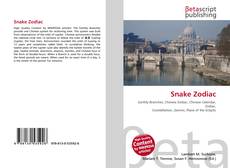 Capa do livro de Snake Zodiac 