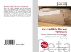 Couverture de Universal Data Element Framework