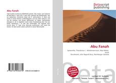 Capa do livro de Abu Fanah 