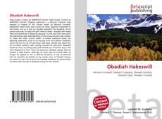 Portada del libro de Obadiah Hakeswill