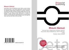 Portada del libro de Rheum (Genus)