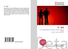 X - Kai kitap kapağı