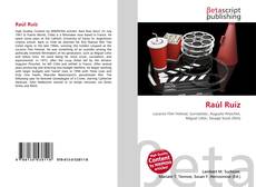 Обложка Raúl Ruiz