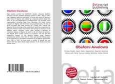 Copertina di Obafemi Awolowo
