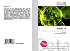 Buchcover von RNase III