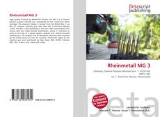 Bookcover of Rheinmetall MG 3