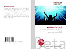 Capa do livro de X-Mass Festival 