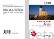 Capa do livro de Wachovia, North Carolina 