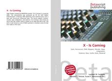 Portada del libro de X - Is Coming