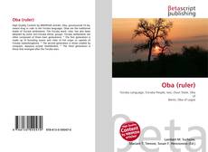Bookcover of Oba (ruler)