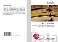 Abu Taschfin I. kitap kapağı