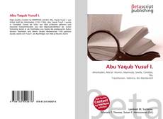 Abu Yaqub Yusuf I.的封面