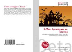 Couverture de X-Men: Apocalypse vs. Dracula