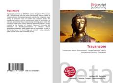 Capa do livro de Travancore 