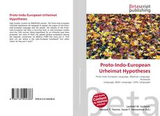 Couverture de Proto-Indo-European Urheimat Hypotheses