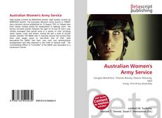 Buchcover von Australian Women's Army Service