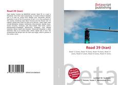 Capa do livro de Road 39 (Iran) 