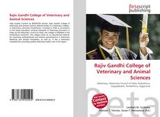 Buchcover von Rajiv Gandhi College of Veterinary and Animal Sciences