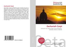 Buchcover von Zachariah Carpi